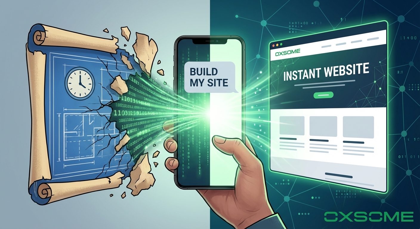 Read more about the article Web Design Agencies Are Panicking. This AI Builds Your Site Instantly Via Text.